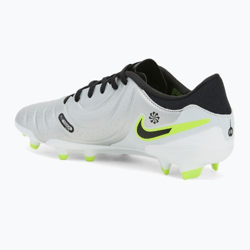 Buty piłkarskie męskie Nike Tiempo Legend 10 Academy FG/MG metallic silver/volt/black