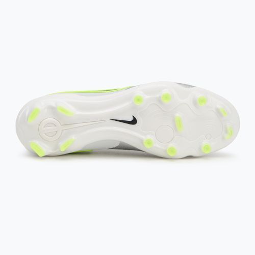 Buty piłkarskie męskie Nike Tiempo Legend 10 Pro FG metallic silver/volt/black