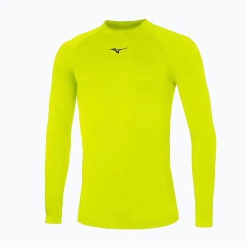 Longsleeve do biegania męski Mizuno Uni Core yellow/ navy
