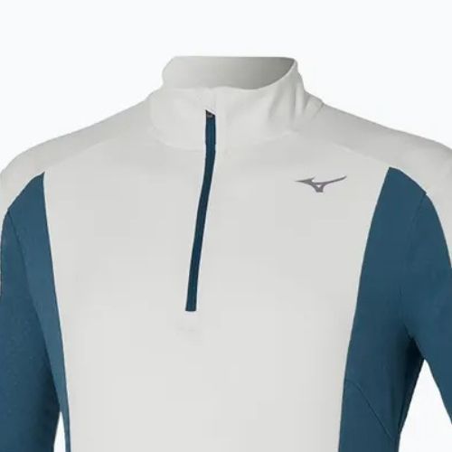 Bluza do biegania męska Mizuno Warmalite Half Zip nimbus cloud/ blue wing teal