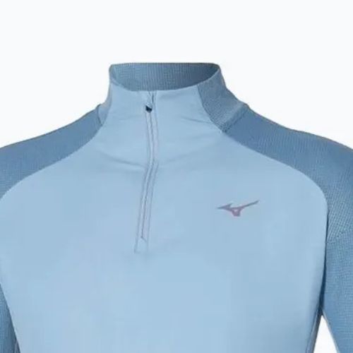 Longsleeve do biegania męski Mizuno Hybrid parisian blue