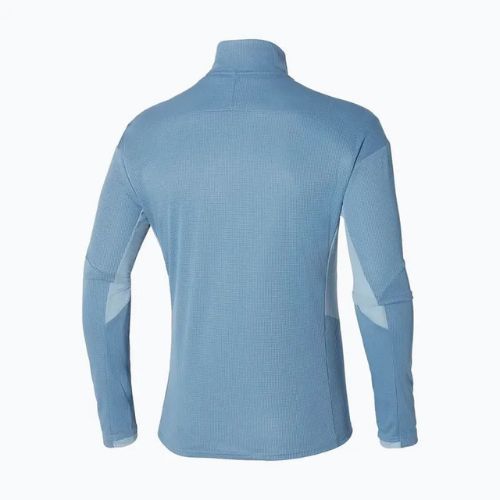 Longsleeve do biegania męski Mizuno Hybrid parisian blue