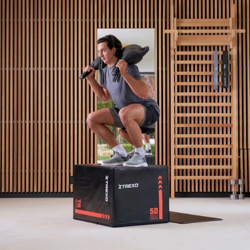 Worek bułgarski XTREXO 15 kg czarny/żółty