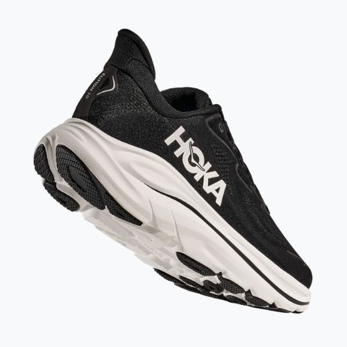 Buty do biegania damskie HOKA Clifton 10 Wide black/white