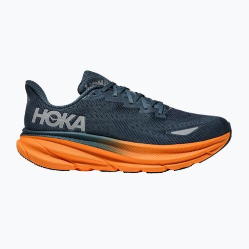 Buty do biegania męskie HOKA 9 GTX stormy skies/orange zest