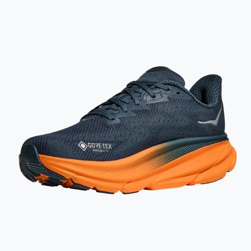 Buty do biegania męskie HOKA 9 GTX stormy skies/orange zest