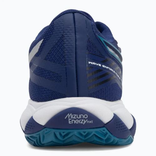 Buty do tenisa męskie Mizuno Wave Enforce Tour 2 CC bellwether blue/ white/ fjord blue