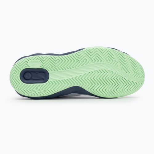 Buty do tenisa męskie Mizuno Wave Enforce Court AC white/ vintage indigo/ neo mint