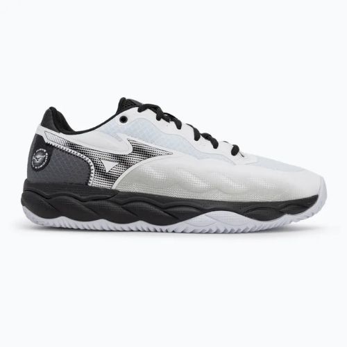 Buty do tenisa męskie Mizuno Wave Enforce Court CC white/ black/ iron gate