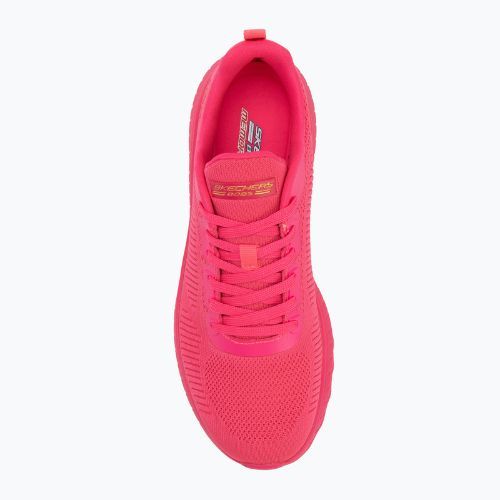 Buty damskie SKECHERS Bobs Squad Chaos Cool Rythms pink