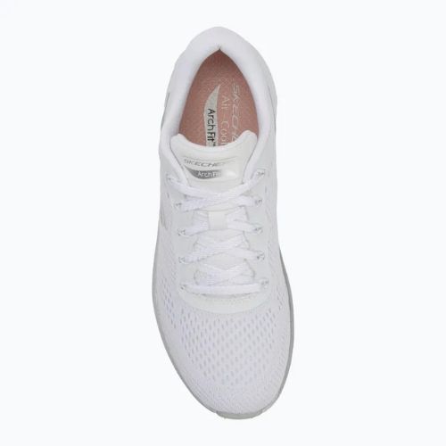 Buty damskie SKECHERS Arch Fit 2.0 Glow The Distance white/silver