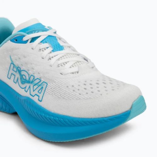 Buty do biegania męskie HOKA Mach 6 white/skyward blue