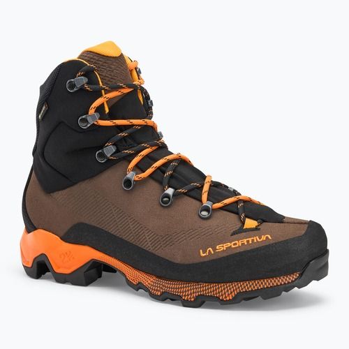 Buty trekkingowe męskie La Sportiva Aequilibrium Trek GTX chocolate/papaya