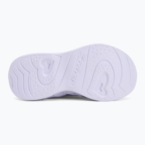 Buty dziecięce SKECHERS Heart Lights Retro Hearts navy leather/multi trim