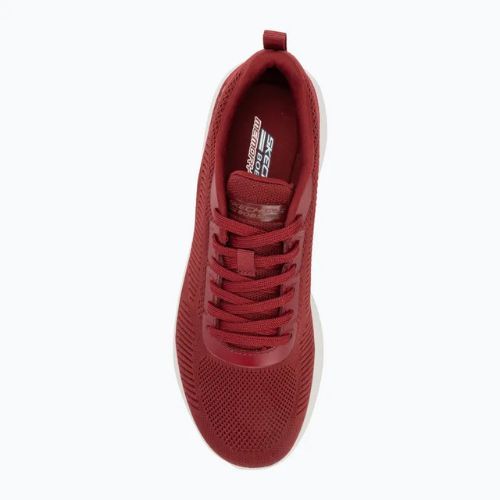 Buty damskie SKECHERS Bobs Squad Chaos Face Off red