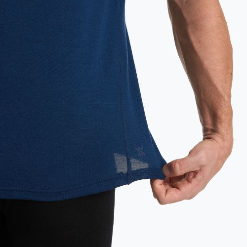 Koszulka termoaktywna męska WOOLCANO Merino 100% TEE0546 granatowy
