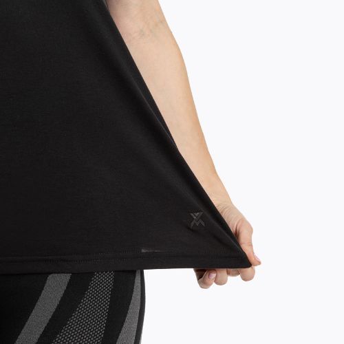 Koszulka termoaktywna damska WOOLCANO Merino TEE0547 czarny