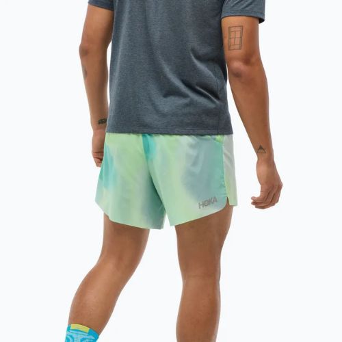 Spodenki do biegania męskie HOKA Glide With Brief 5" tart apple mist