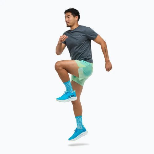 Spodenki do biegania męskie HOKA Glide With Brief 5" tart apple mist