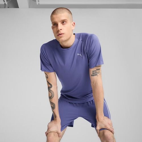 Koszulka do biegania męska PUMA Run Cloudspun Tee blue crystal