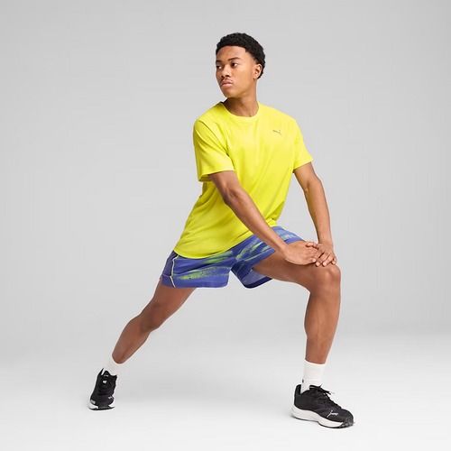 Koszulka do biegania męska PUMA Run Velocity Tee Poly lemon sherbert