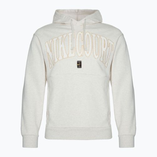 Bluza tenisowa męska Nike Court Dri-Fit Heritage Hoodie light orewood brown/pale ivory