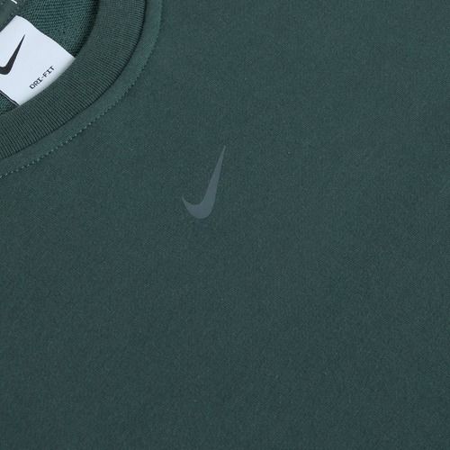 Bluza damska Nike Dri-FIT One Crew Neck French Terry vintage green/ black