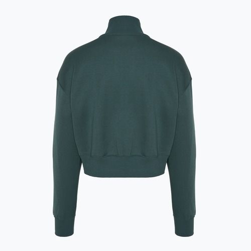 Bluza damska Nike Sportswear Phoenix Fleece 1/2 Zip Cropped vintage green/ sail
