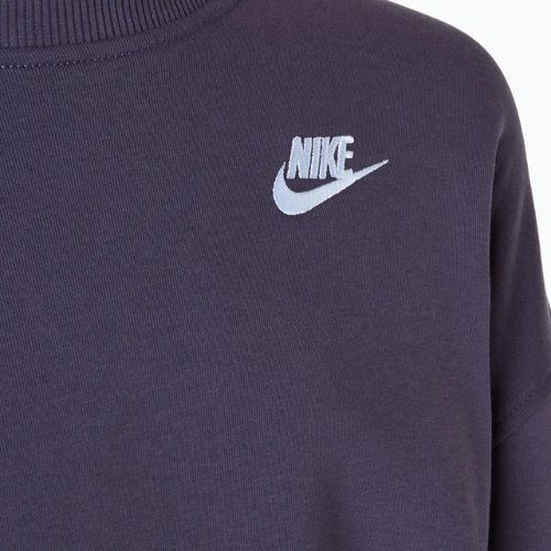 Bluza dziecięca Nike Sportswear Club Fleece dark raisin/white