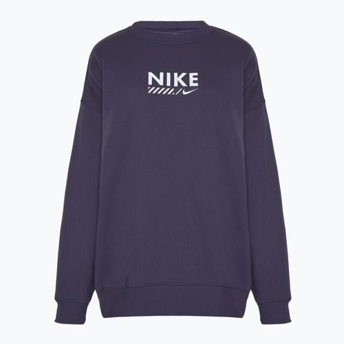 Bluza damska Nike Sportswear Oversized Crew-Neck dark raisin