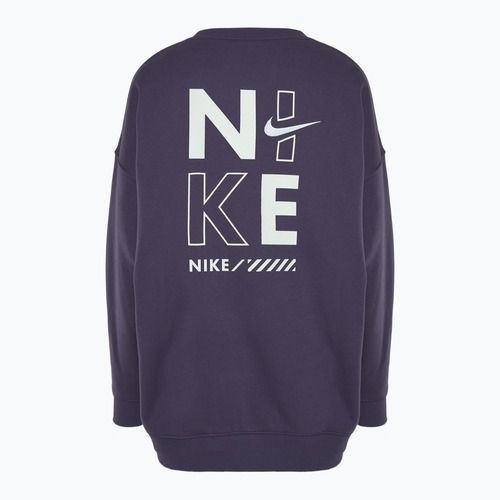 Bluza damska Nike Sportswear Oversized Crew-Neck dark raisin