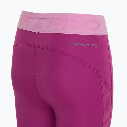 Legginsy treningowe dziecięce Nike Pro Dri-FIT Trainig hot fuchsia/black/beyond pink