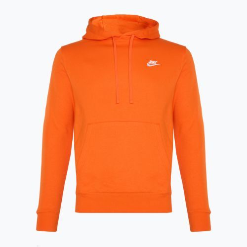 Bluza męska Nike Sportswear Club Fleece Hoodie safety orange/ safety orange/ white