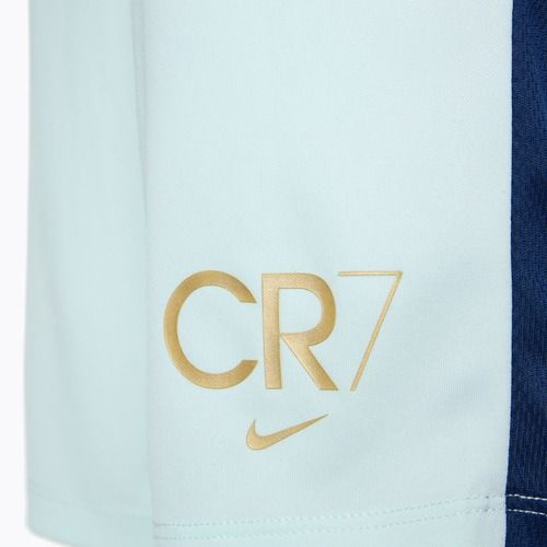 Spodenki piłkarskie dziecięce Nike CR7 Academy Dri-FIT barely green/ blue void/ metallic gold