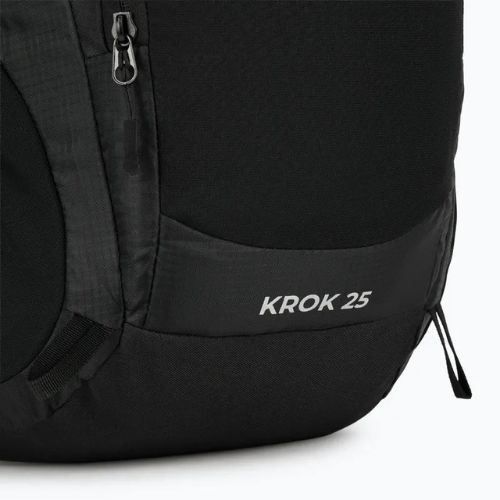 Plecak turystyczny KADVA kieszeń na laptopa Krok 25 l czarny