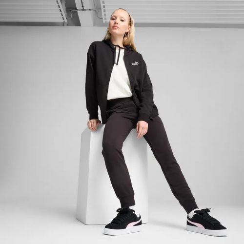 Bluza damska PUMA ESS Small No. 1 Logo Comfort Full-Zip puma black