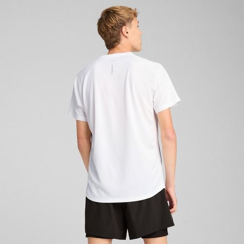 Koszulka do biegania męska PUMA Run Velocity Tee Poly puma white