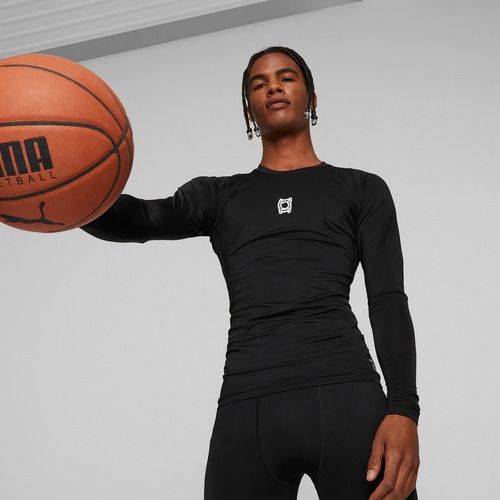 Longsleeve koszykarski męksi PUMA Hoops Team Top Baselayer puma black