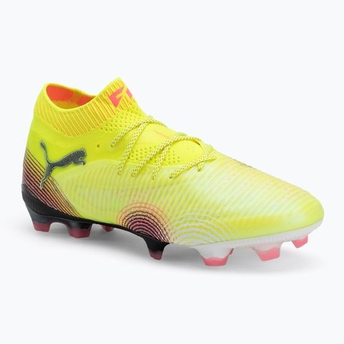 Buty piłkarskie męskie PUMA Future 8 Ultimate FG yellow alert/puma black/sun struck
