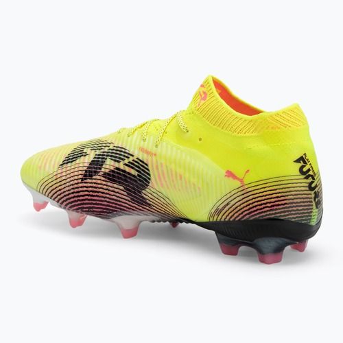 Buty piłkarskie męskie PUMA Future 8 Ultimate FG yellow alert/puma black/sun struck