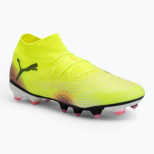 Buty piłkarskie męskie PUMA Future 8 Pro FG/AG yellow alert/puma black/sun struck