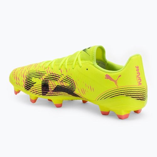 Buty piłkarskie męskie PUMA Future 8 Play FG/AG yellow alert/ puma black/ sun struck