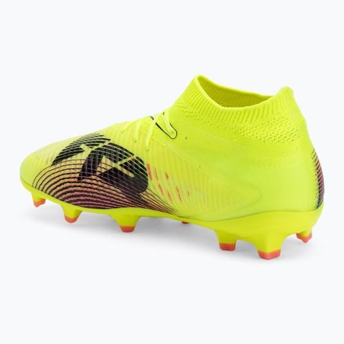 Buty piłkarskie dziecięce PUMA Future 8 Pro FG/AG Jr yellow alert/puma black/sun struck