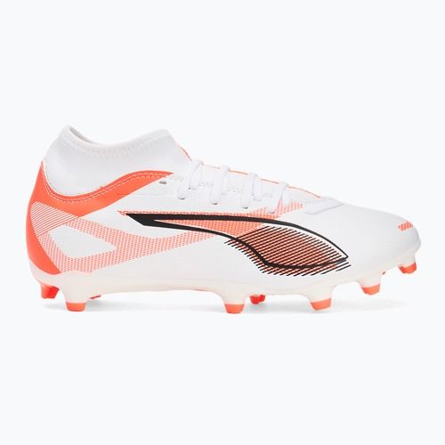 Buty piłkarskie męskie PUMA Ultra 5 Play+ FG/AG puma white/puma black/glowing red