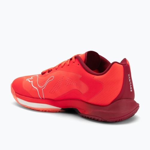 Buty do piłki ręcznej PUMA Vantage Nitro glowing red/puma white dark crimson/puma black