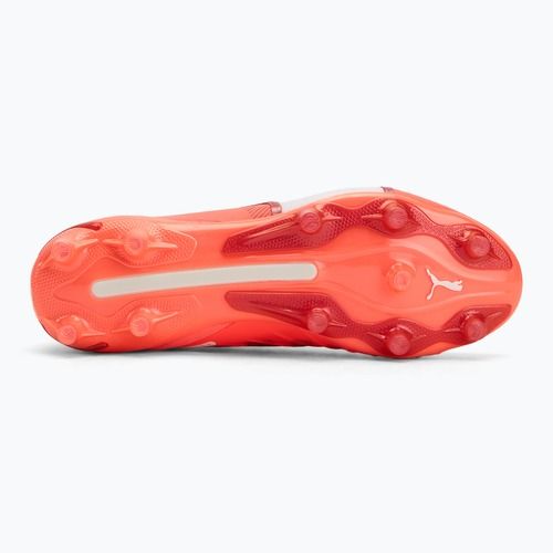 Buty piłkarskie męskie PUMA King Ultimate FG/AG glowing red/puma white/red fire