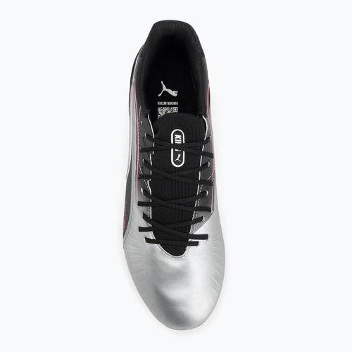 Buty piłkarskie męskie PUMA King Match FG/AG puma silver/puma black/sun struck/puma white