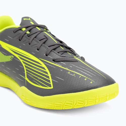 Buty piłkarskie męskie PUMA Ultra 5 Play IT matte aged silver/yellow alert/puma aged silver