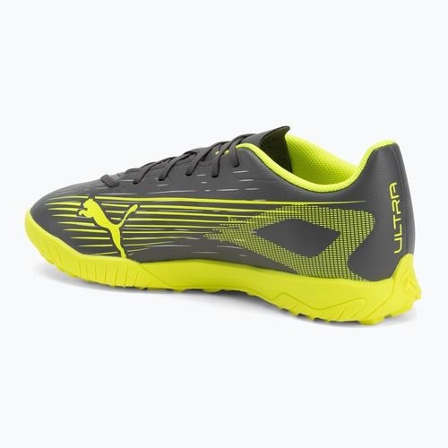 Buty piłkarskie męskie PUMA Ultra 5 Play TT matte aged silver/yellow alert/puma aged silver
