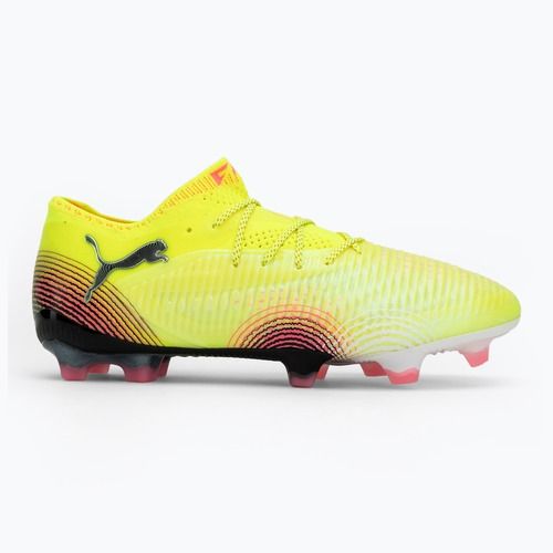 Buty piłkarskie męskie PUMA Future 8 Ultimate Low FG yellow alert/puma black/sun struck